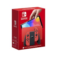 Nintendo Switch OLED Consola Edición Mario Red