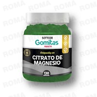 GOMITAS CITRATO DE MAGNESIO 130 SOTTCORLABS
