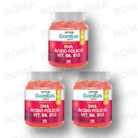 PACK 3 GOMITAS DHA ACIDO FOLICO 390 SOTTCORLABS
