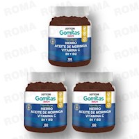 PACK 3 GOMITAS HIERRO 390 UND SOTTCOR LABS