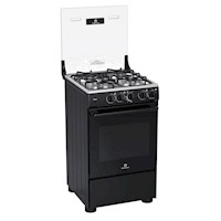 Cocina Indurama Goya De Pie a Gas 4 Quemadores Negro