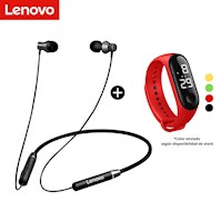 Audifonos Bluetooth Lenovo HE05 + Reloj Pulsera de Regalo