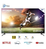 Televisor Hyundai LED 55" UHD Smart Android TV Borderless HYLED5520A4KM