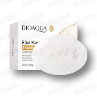 JABON ACLARANTE DE ARROZ BIOAQUA 100G