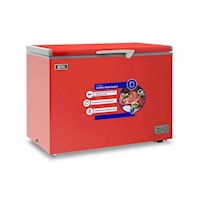 Congelador Ilumi 340L con Tina de Acero Inoxidable TFI-3400RE – Rojo