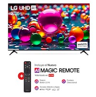 Televisor LG 75" UHD 4K Smart TV ThinQ AI 75UA8050PSA (2025)