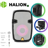 Parlante Portátil Helion PHA-8MB 400W UHF FM Bluetooth KARAOKE