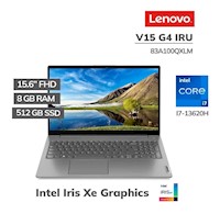Laptop Lenovo V15 G4 IRU Intel Core i7-13620H 8GB RAM 512GB SSD 15.6" FHD Windows 11 - 83A100QXLM