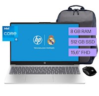 Laptop Hp Intel Core I5-1334u 8gb Ram 512gb Ssd 15.6" + Mochila + Mouse 15-fd0253la