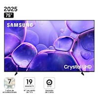 Televisor Samsung 75 Smart Crystal UHD 4K 75U8000FG 2025