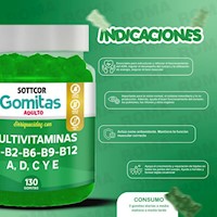 PACK 2 GOMITAS VITAMINAS NIÑOS + MULTIVITAMINAS ADULTOS SOTTCORLABS