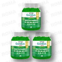 PACK 3 GOMITAS MULTIVITAMINAS 390 SOTTCORLABS