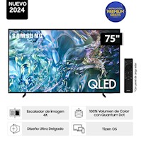 Televisor Samsung 75" QLED UHD 4K Smart TV QN75Q60DAGXPE 2024