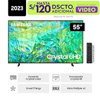 Televisor 55" Samsung Crystal UHD 55CU8000