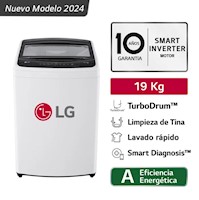 Lavadora LG 19KG WT19WVTB Blanco