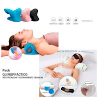 Almohada Mejora Postura Cervical + Almohada Viscoelástica y Gel