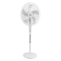 Ventilador De Pedestal 18 Bossko Bk-8457vb Con Temporizador Blanco