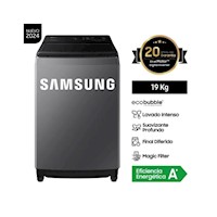 Lavadora Samsung EcoBubble 19KG Plateada - WA19CG6441BDPE