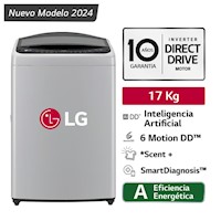 Lavadora de 17 kg carga superior con AI DD -WT17DV6T