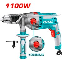 TALADRO PERCUTOR 1100W 16MM 0-3000RPM VEL VARIABLE 2 GEAR INDUSTRIAL