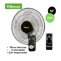 Ventilador de Pared Bossko 16 Pulgadas BK-8452PD