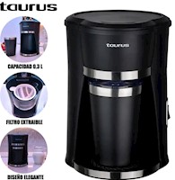 Cafetera Personal Coffee con Taza Térmica de Acero Inoxidable