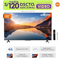 Xiaomi Televisor 55” 4K Ultra HD Smart TV A 2025