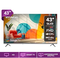 Televisor Smart TV Hyundai QLED 43" HYLED4326QG – Google TV