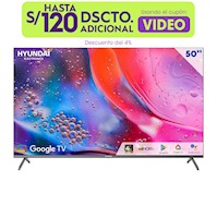 Televisor Hyundai LED 50" HYLED5020G4KM Google TV