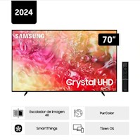 Smart Tv Samsung 70" Crystal UHD 4K 70DU7000