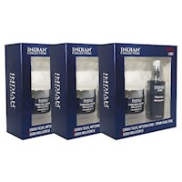 KIT SERUM Y CREMA FACIAL CON ACIDO HIALURONICO HOMBRE X3 INDIAN COLLECTION