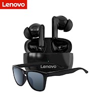 Audifonos  bluetooth Lenovo HT05 Negro + Lentes de Regalo