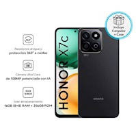 Smartphone Honor X7C 8GB RAM 256GB ROM - Midnight Black
