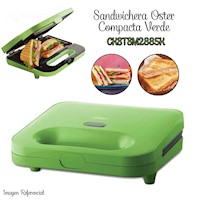 Sandwichera Compacta Oster CKSTSM2885KV - Verde
