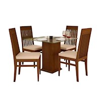 HYS COMEDOR + 4 SILLAS ORLANDO HYS