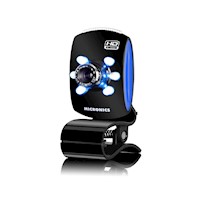 Cámara web Micronics OTHELO BLUE MICW360 micròfono incorporado 6 luces