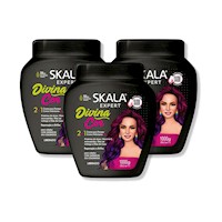 Crema Tratamiento Capilar Divina Cor 1000G - Skala 3 Unid