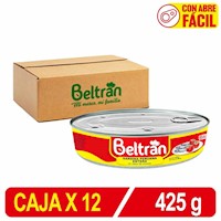 Oval Sardina Peruana Entera En S/Tomate Beltrán Caja 425Gr X 12 Uni.