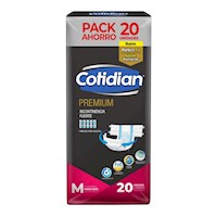 Pañal Adulto Cotidian Premium Talla M 20 un