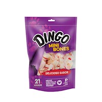 Snack para Perros Dingo Mini Huesos de Pollo x21 und
