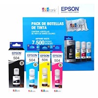 Tintas 504 Epson Juego Completo Presentacion Original