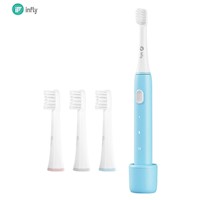 InFly - Cepillo dental eléctrico P20A Azul + Set de repuestos