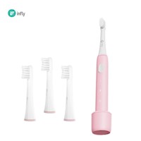 InFly - Cepillo dental eléctrico P20A Rosa + Set de repuestos