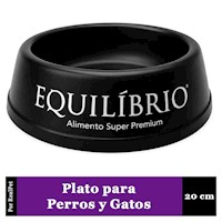 Plato para Comida de Perro y Gato Equilibrio