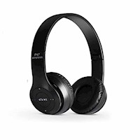 Audífono Inalámbrico BLUETOOTH WIRELESS 5.0 BLACK