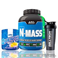 Ans N Mass 6 Lb Vainilla + Quench Bcaa 30sv Pink Lemonade