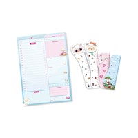 Pack Ingenial Llami diary: planner diario + set de reglas