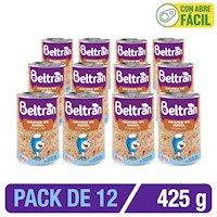 Tall Grated De Jurel Beltrán Agua Y Sal 425Gr Caja X 12 Uni.