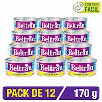 Grated De Jurel Beltran En Agua Y Sal 170Gr Caja X 12 Uni.