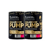 Pre entreno Kevin Levrone Shaaboom Pump 385gr Fruit Punch x2